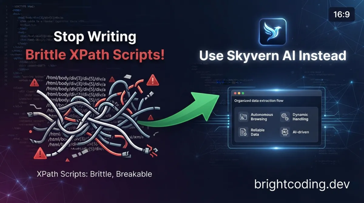 Stop Writing Brittle XPath Scripts! Use Skyvern AI Instead