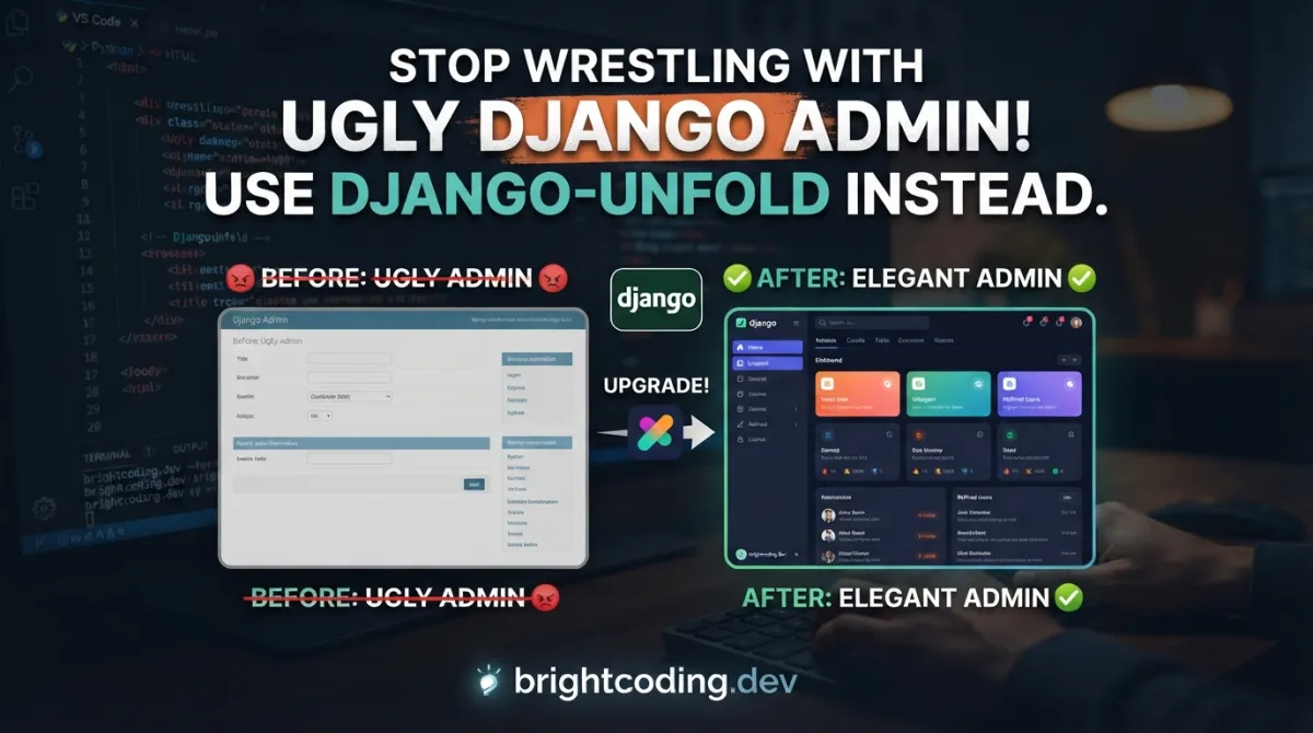 Stop Wrestling with Ugly Django Admin! Use django-unfold Instead