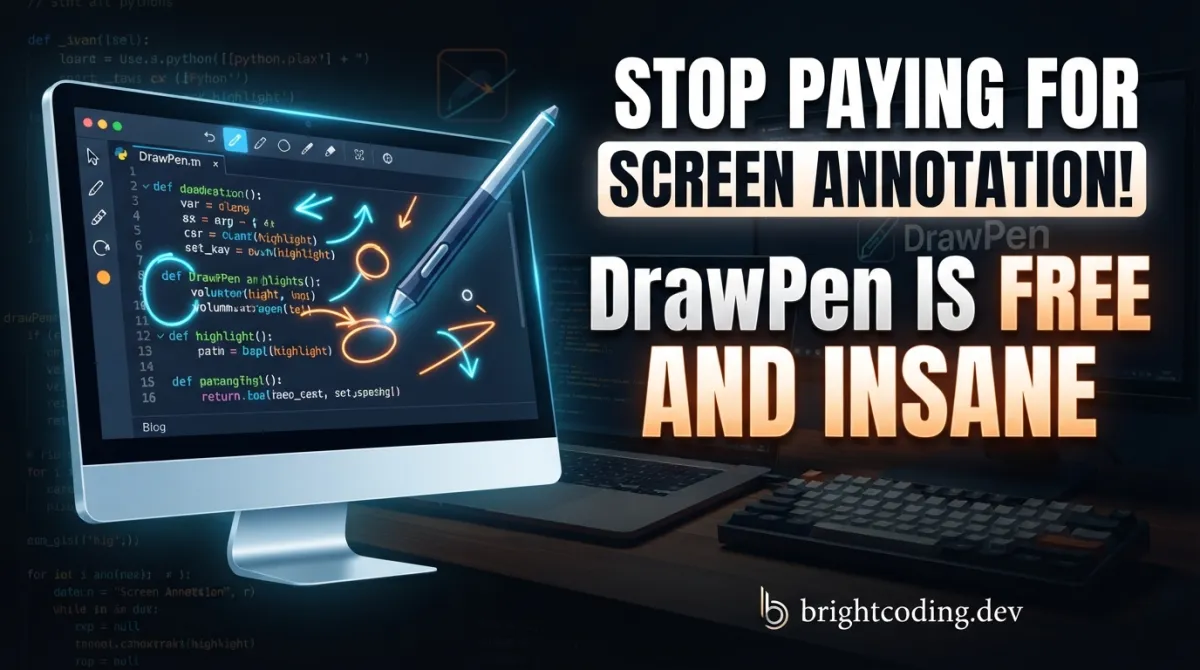 Stop Paying for Screen Annotation! DrawPen Is Free and Insane
