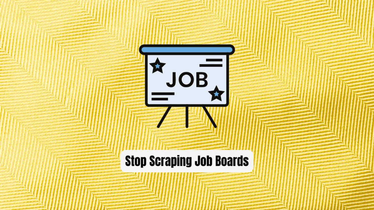 Stop Scraping Job Boards! Use Remote Jobs API Instead