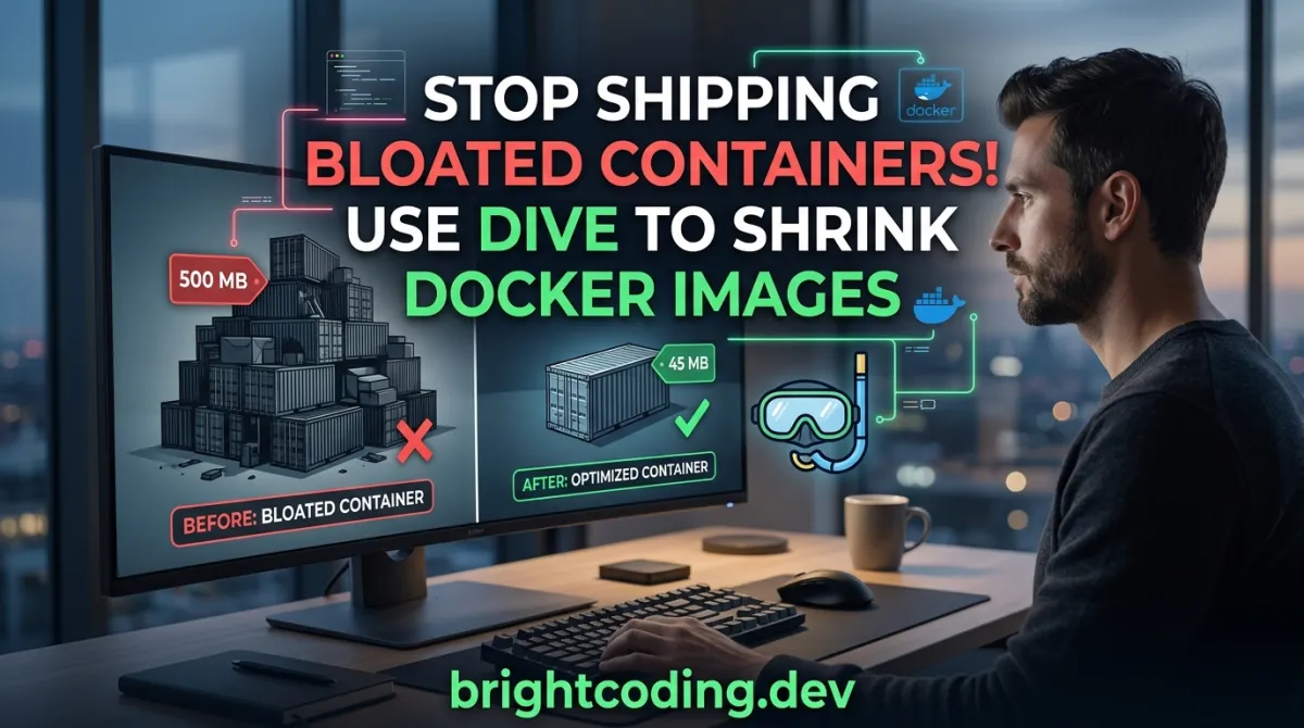 Stop Shipping Bloated Containers! Use Dive to Shrink Docker Images