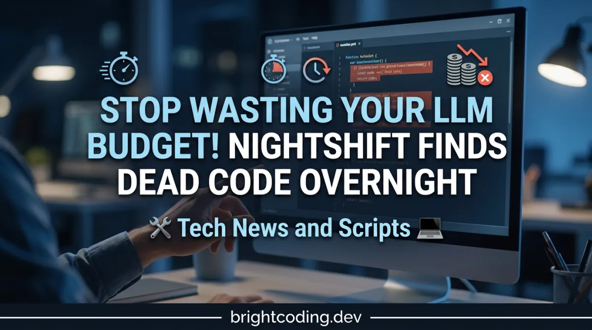 Stop Wasting Your LLM Budget! Nightshift Finds Dead Code Overnight