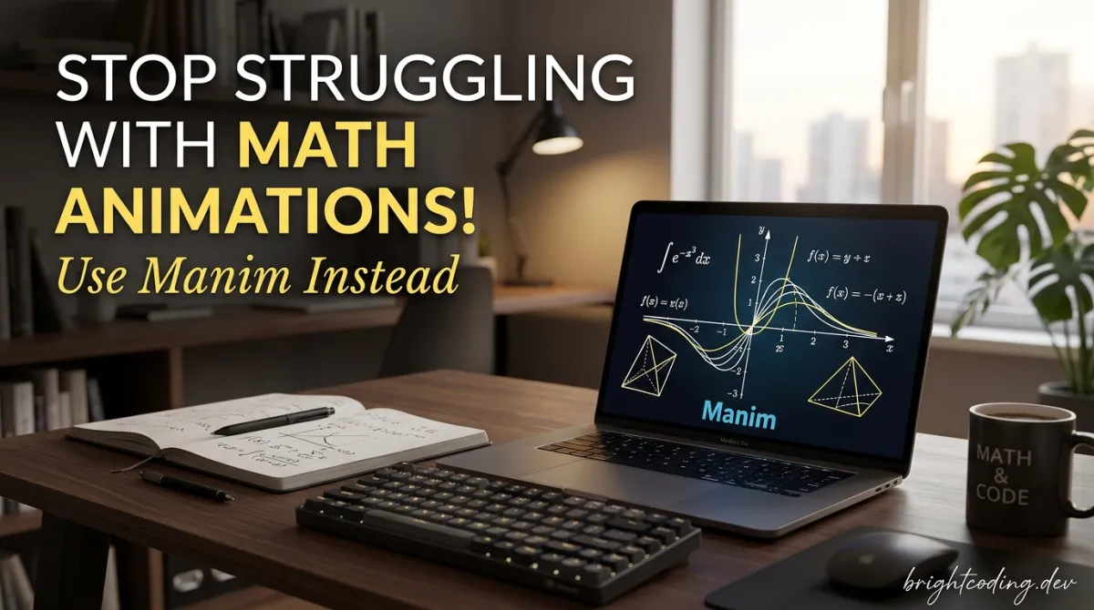 Stop Struggling With Math Animations! Use Manim Instead