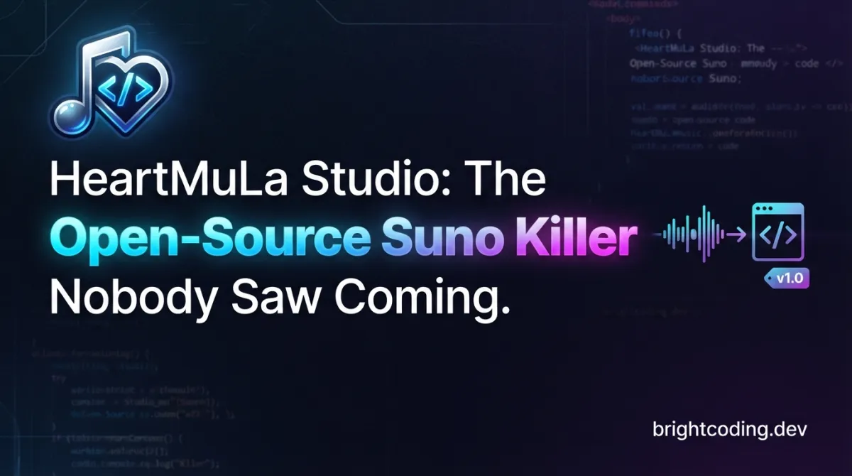 HeartMuLa Studio: The Open-Source Suno Killer Nobody Saw Coming