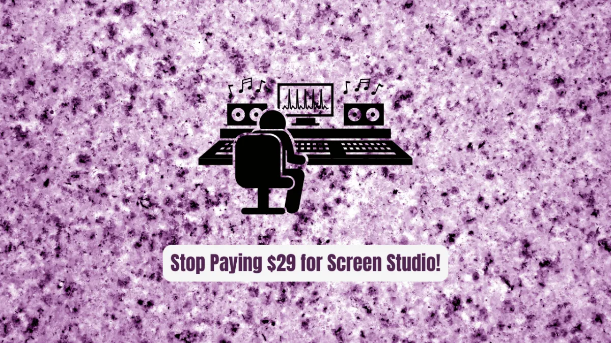 Stop Paying $29/Month for Screen Studio! OpenScreen Is Free