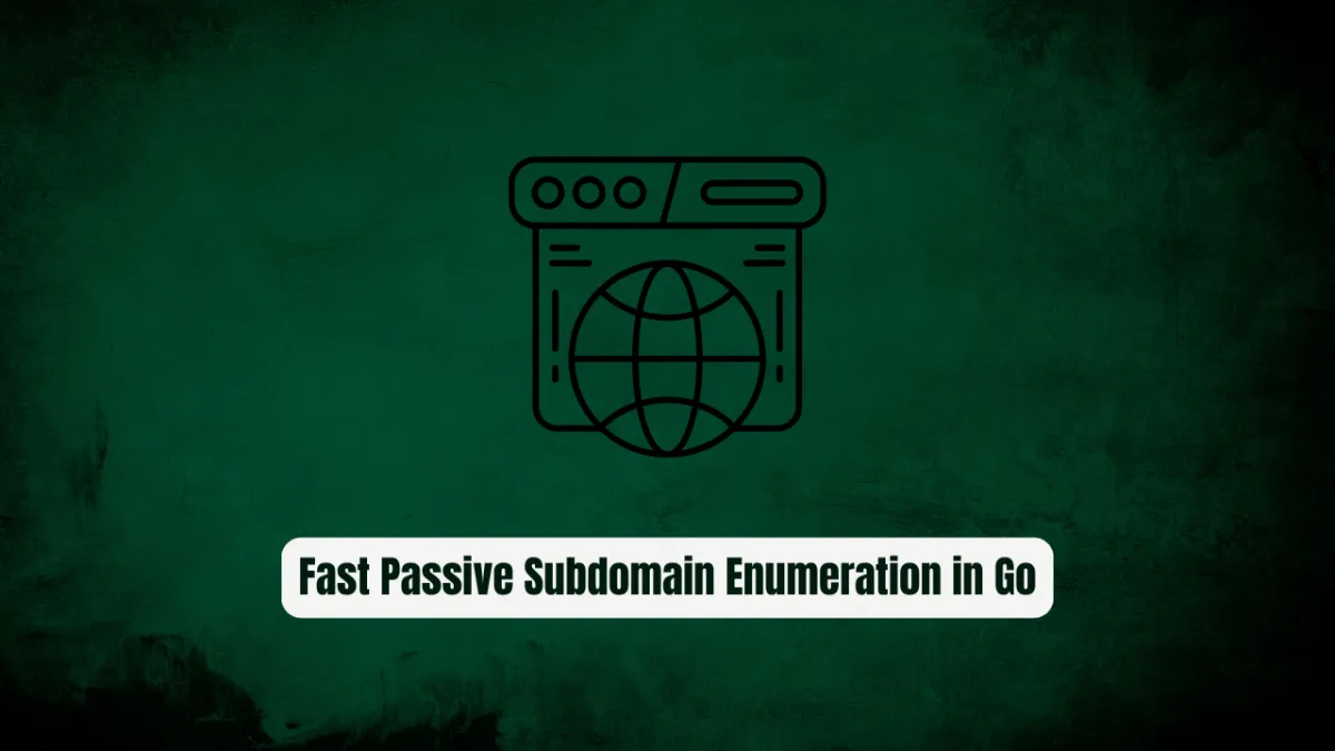 projectdiscovery/subfinder: Fast Passive Subdomain Enumeration in Go