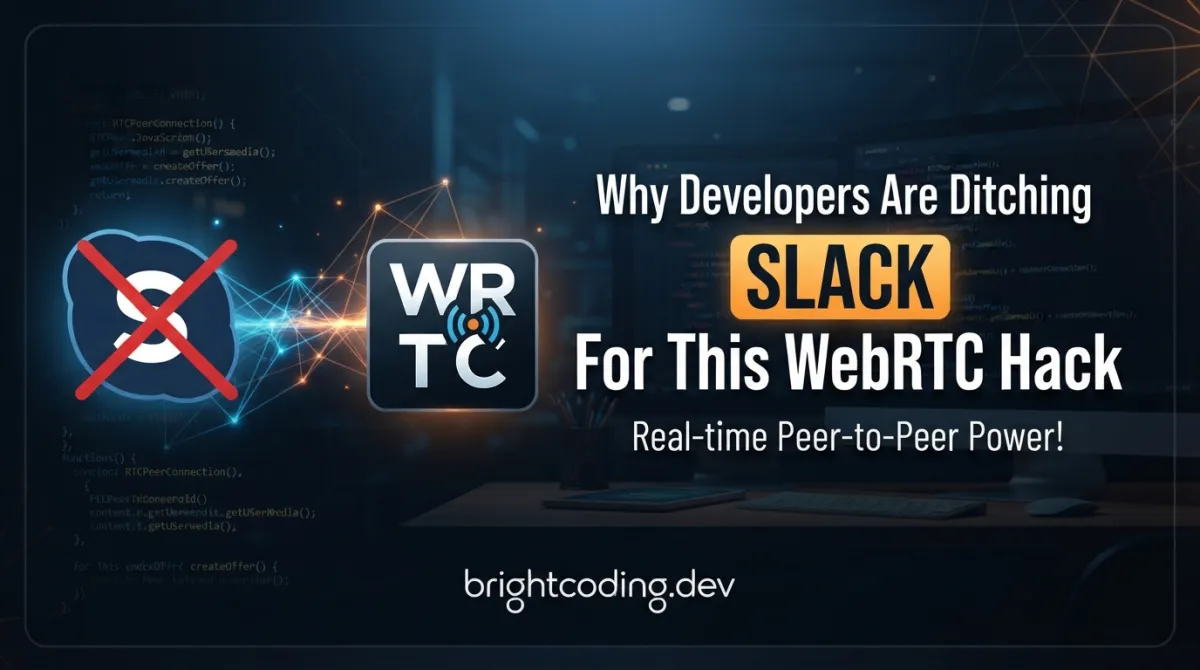 Why Developers Are Ditching Slack for This WebRTC Hack