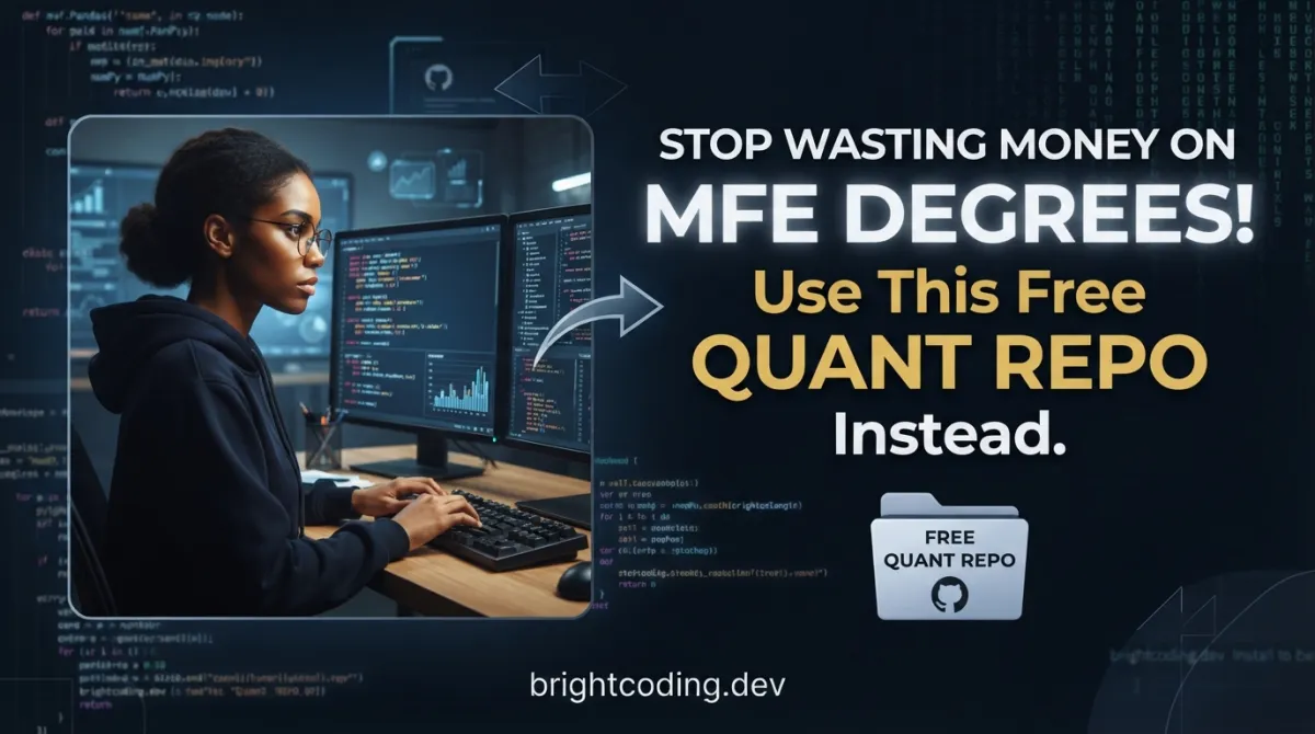 Stop Wasting Money on MFE Degrees! Use This Free Quant Repo Instead