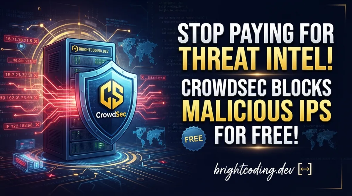 Stop Paying for Threat Intel! CrowdSec Blocks Malicious IPs for Free