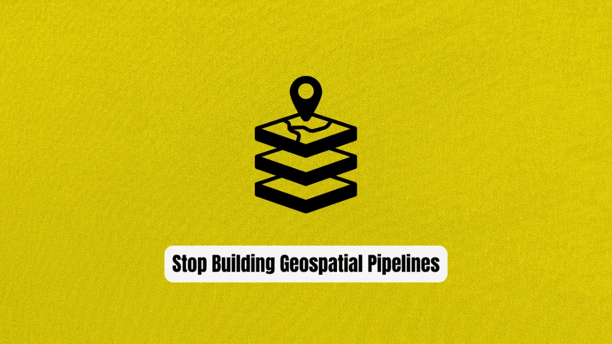 Stop Building Geospatial Pipelines from Scratch! Use GeoFlo Instead