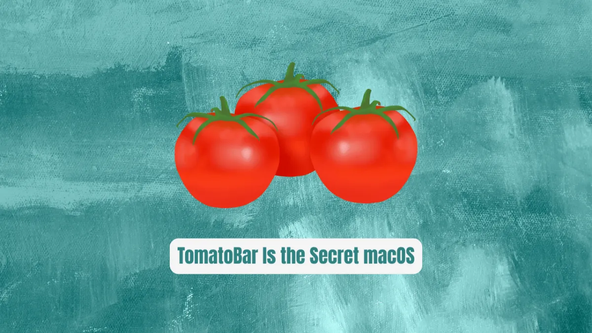 Stop Losing Focus! TomatoBar Is the Secret macOS Menu Bar Timer