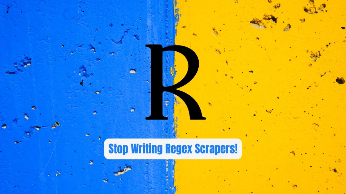Stop Writing Regex Scrapers! Use llm-scraper Instead