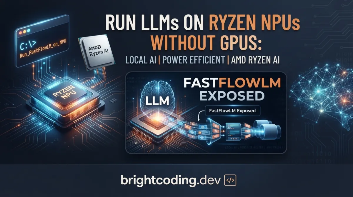 Run LLMs on Ryzen NPUs Without GPUs: FastFlowLM Exposed