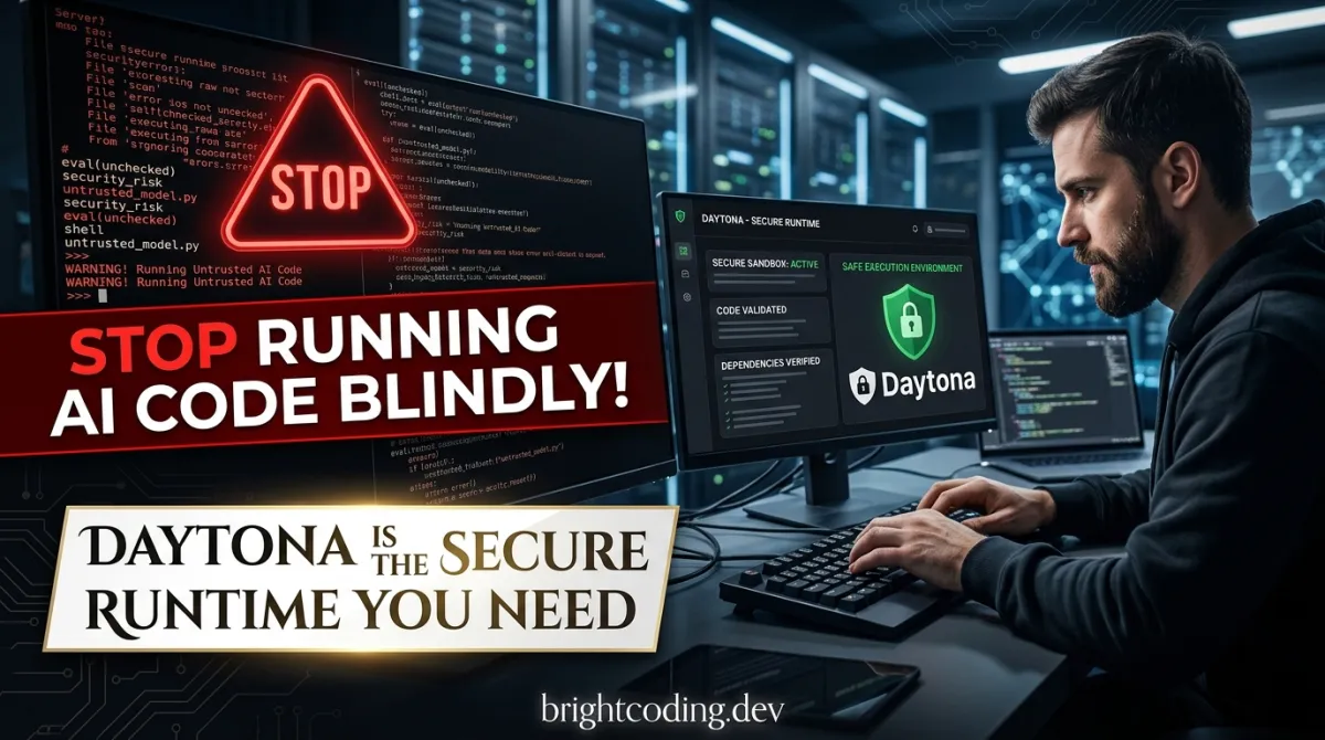 Stop Running AI Code Blindly! Daytona Is the Secure Runtime You Need